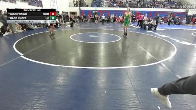 113 lbs Cons. Round 4 - Kade Knopp, Lakeland vs Jaxn Fraser, West Valley (Spokane)