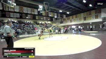 150 lbs Quarterfinal - Tristan Fernandez, Bonita vs Israel Enciso, Mission Hills