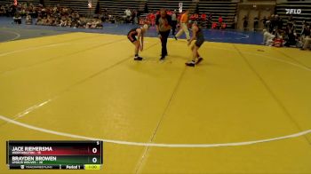 88 lbs Finals (8 Team) - Brayden Browen, LPGE/B Wolves vs Jace Riemersma, Worthington