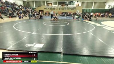 138 lbs Cons. Round 3 - Joaquin Lucatero, Mount Vernon vs Troy Cearfoss, Puyallup