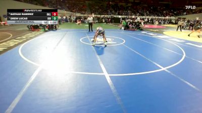 5A Boys 113 lbs Quarterfinal - Drew Lucas, Hood River Valley Boys vs Nathan Ramirez, Dallas Boys