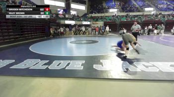 157 lbs Consi Of 4 - Broden Mitcheson, Fort Mill vs Riley Brown, River Bluff