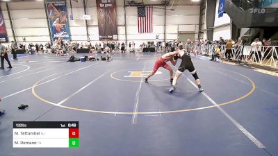 132 lbs Consi Of 16 #1 - Mason Tettambel, NJ vs Murk Romano, TN