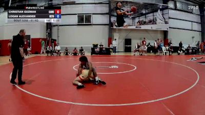 61 kg Champ. Round 2 - Christian Guzman, Cardinal WC vs Logan Alexander, New York