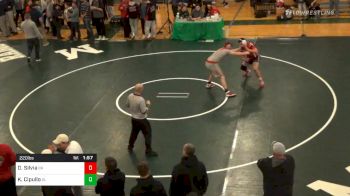 5th Place - Dustin Silvia, Bridgewater-Raynham vs Kyle Cipullo, Silver Lake