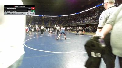 167 lbs Semifinal - Cole Walker, Central Bucks vs Damien Johns, Greencastle-Antrim