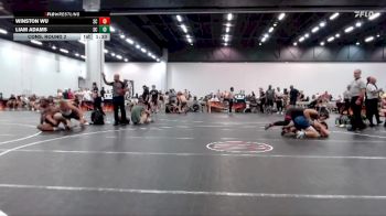 153 lbs Cons. Round 2 - Liam Adams, Alpha vs Winston Wu, Teknique Wrestling Club