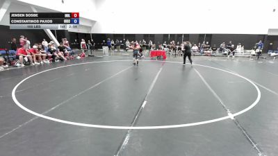 106 lbs Jensen Sosbe, Team Indiana Blue vs Constantinos Paxos, Ohio Scarlet FS