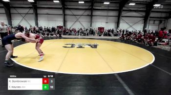 165 lbs Round Of 16 - Rob Dombrowski, Rhode Island College vs Tyler Haynes, Southern Maine