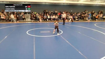 50-54 lbs Cons. Round 1 - Ezra Turcios, Kearney Combat Wrestling vs Logan Cahill, Midwest Destroyers