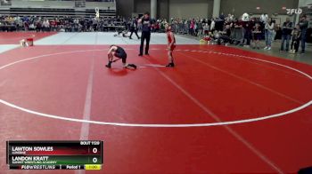 75 lbs Champ. Round 1 - Lawton Sowles, Luverne vs Landon Kratt, Summit Wrestling Academy
