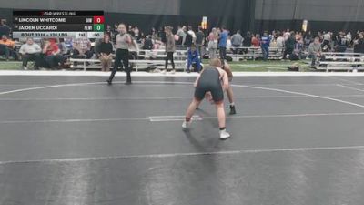 120 lbs Cons. Rd Of 16 - Jaiden Uccardi, Plainfield Wildcats vs Lincoln Whitcome, Immortal Athletics WC