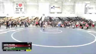 81 lbs Cons. Round 2 - Justis Majors, Mongoose Elite Wrestling vs James Conklin, Star Wrestling