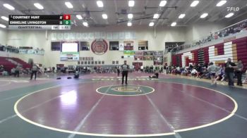 130 lbs Quarterfinal - Emmeline Livingston, LaGrande vs Courtney Hunt, American Falls