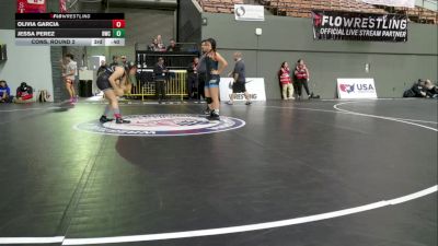 Schoolgirls - 125 lbs Cons. Round 2 - Zoe Abeyta, California Grapplers vs Nathalie Rosales, California Grapplers