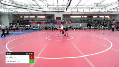 157 lbs Round Of 32 - Jack Lilly, Fairfield Prep vs Bartlomiej Powala, Plainville