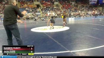 110 lbs Quarterfinal - Alcila Olson, Hettinger/Scranton vs Elizabeth Youboty, Bismarck Legacy