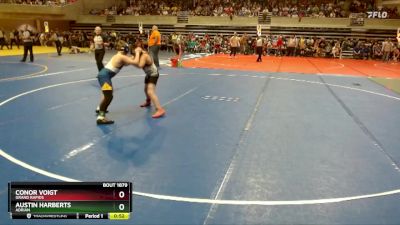 110 lbs Cons. Semi - Conor Voigt, Grand Rapids vs Austin Harberts, Adrian