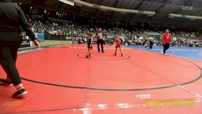 52 lbs Consi Of 8 #1 - John Lehn, Nebraska Wrestling Academy vs Jasper Shuemake, Pirate Wrestling Club