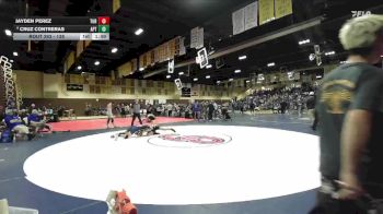138 lbs Champ. Round 2 - Jayden Perez, Turlock vs Cruz Contreras, Aptos