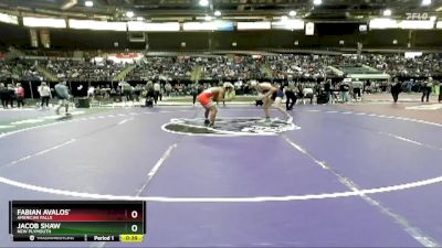 165 lbs Cons. Round 7 - Jacob Shaw, New Plymouth vs Fabian Avalos`, American Falls