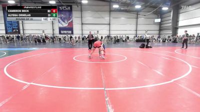 132 lbs Round Of 32 - Cameron Beck, MO vs Alyssa Ornelas, CO