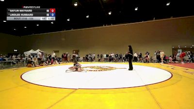 125 lbs Quarters - Baylin Maynard, OK vs Lindlee Hubbard, OK