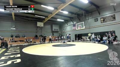 95 lbs Quarterfinal - Caleb Delfin, Lion Of Judah vs Zachary Tirapelle, Clark