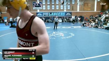 126 lbs Quarterfinal - Michael Alexander, Uintah vs Leo Wright, Viewmont