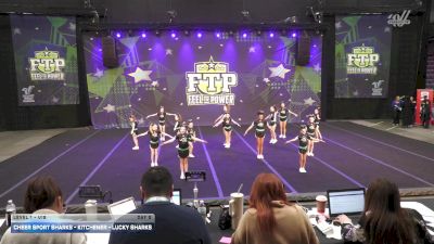 Cheer Sport Sharks - Kitchener - Lucky Sharks [2026 L1 - U12 Day 2] 2026 Feel The Power