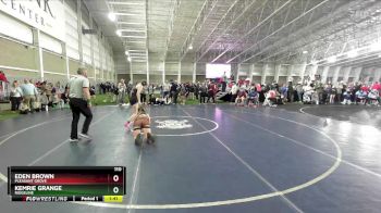 110 lbs Champ. Round 3 - Kemrie Grange, Ridgeline vs Eden Brown, Pleasant Grove