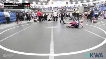 55-58 lbs Consolation - Cooper Schaefer, Kingfisher YellowJackets vs Noah Soucy, Blackwell Wrestling Club