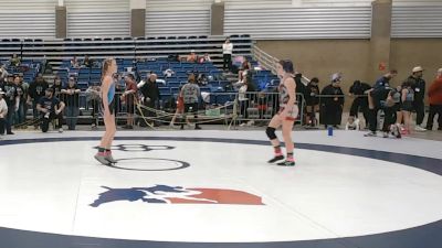 87 lbs Quarters - Leighla Root, Lanesville Wrestling Club vs Jentry Lyden, South Central Punisher Wrestling