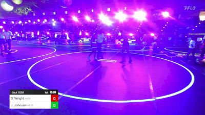 109 lbs Consi Of 8 #1 - Drew Wright, Natrona Colts vs Jd Johnson, West End Hammers