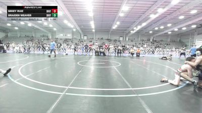 126 lbs Quarterfinal - Mikey Ruiz, Team Shutt Mutts vs Braiden Weaver, Team Shutt