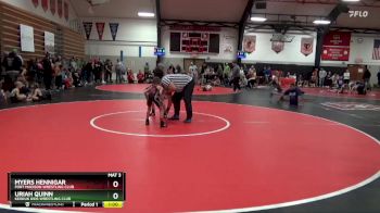 Bracket 12 lbs Cons. Round 1 - Myers Hennigar, Fort Madison Wrestling Club vs Uriah Quinn, Keokuk Kids Wrestling Club