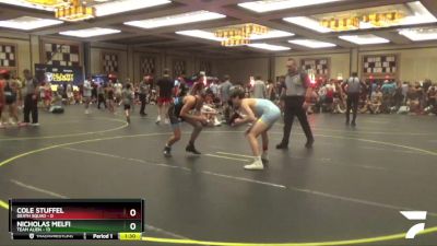 130 lbs Semis & 1st Wrestleback (8 Team) - Nicholas Melfi, Team Alien vs Cole Stuffel, Death Squad