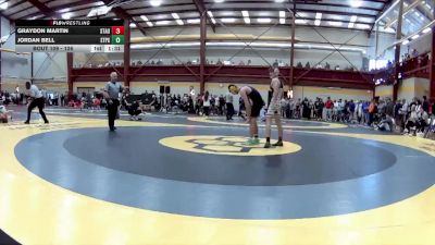 126 lbs Champ. Round 2 - Graydon Martin, Staunton River vs Jordan Bell, St Plus X