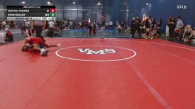 150 lbs Round Of 16 - Joshua Thomas, Barn Brothers vs Ryan Muller, Savage Wrestling Academy