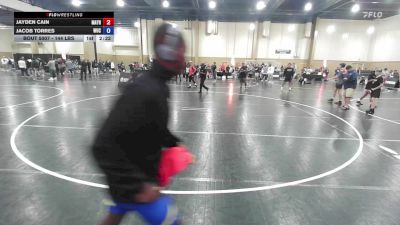 144 lbs Round Of 32 - Jayden Cain, Mayhem Wrestling Club vs Jacob Torres, Wrestling University Club