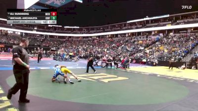 113-2A Quarterfinal - Eli Rundberg, Meeker vs Michael Archuleta, Center