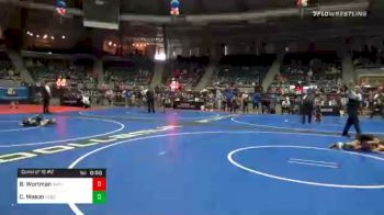 55 lbs Consolation - Bryar Wortman, Honey Badger WC vs Carter Mason, Sebolt Wrestling Academy