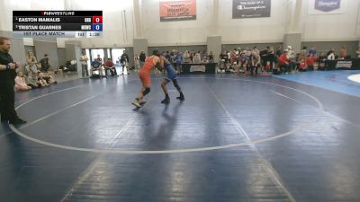 92 lbs 1st Place Match - Easton Mamalis, Green River Grapplers vs Tristan Guarnes, Mat Demon Wrestling Club