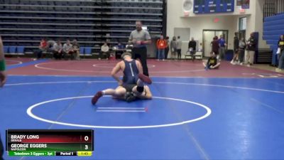 215 lbs Semifinal - George Eggers, Napoleon vs Brady Long, DeKalb