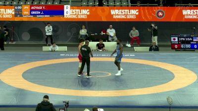 74 kg Qualification - James Green, USA vs Yoshinosuke Aoyagi, JPN