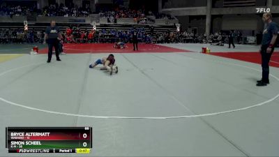 88 lbs Placement (4 Team) - Simon Scheel, K-M vs Bryce Altermatt, Wabasso