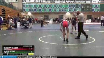 138 lbs Champ. Round 1 - Garrett Elliott, Scripps Ranch vs Justin Wells, Lakeside