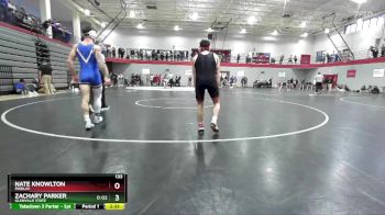 133 lbs Champ. Round 2 - Nate Knowlton, Findlay vs Zachary Parker, Glenville State
