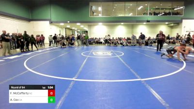 157 lbs Round Of 64 - Finn McCafferty, NC vs Adam Cox, GA