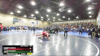 285 lbs Champ. Round 3 - Jacob Ruacho, Central vs Joseph Garcia, Kerman
